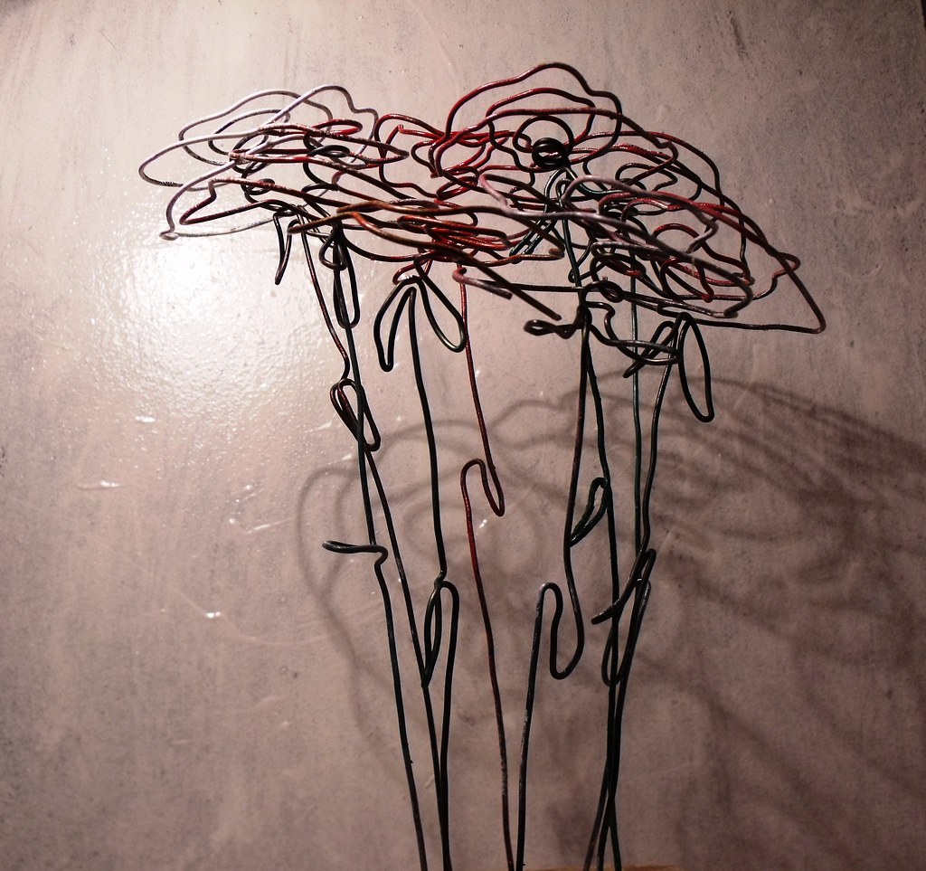wire roses Slackgirl Flickr