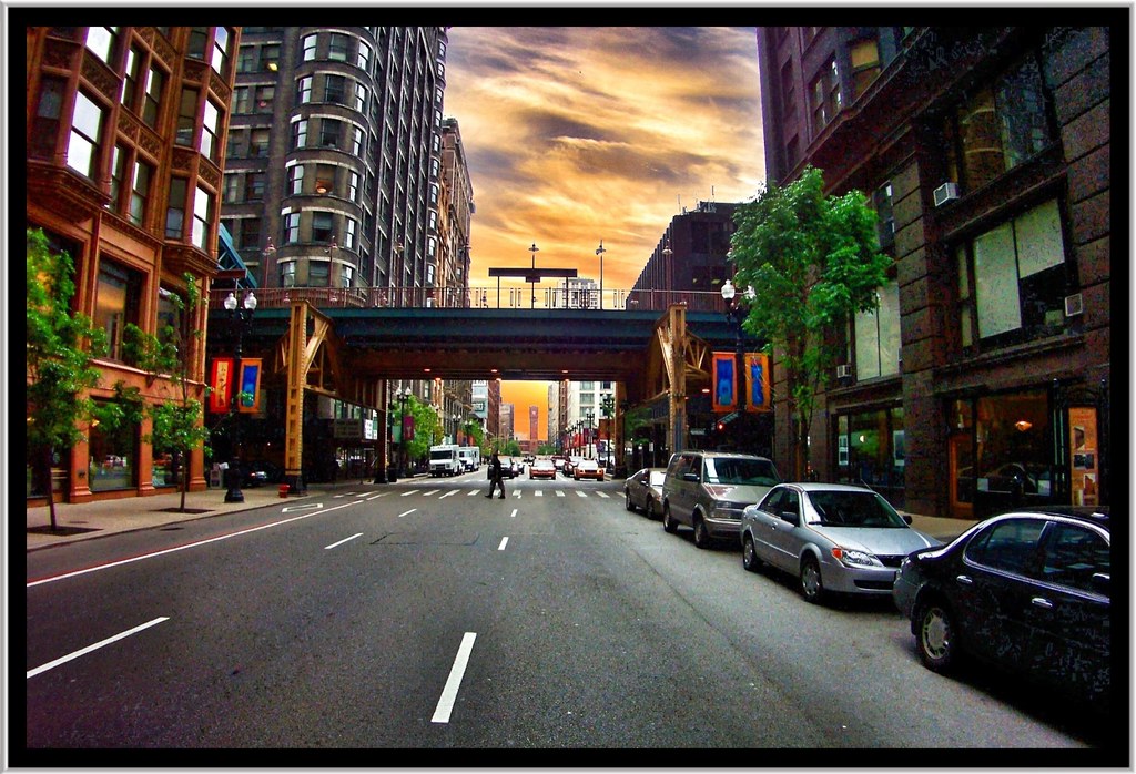 Looking South to Printers Row Chicago Il Printer's Row, … Flickr