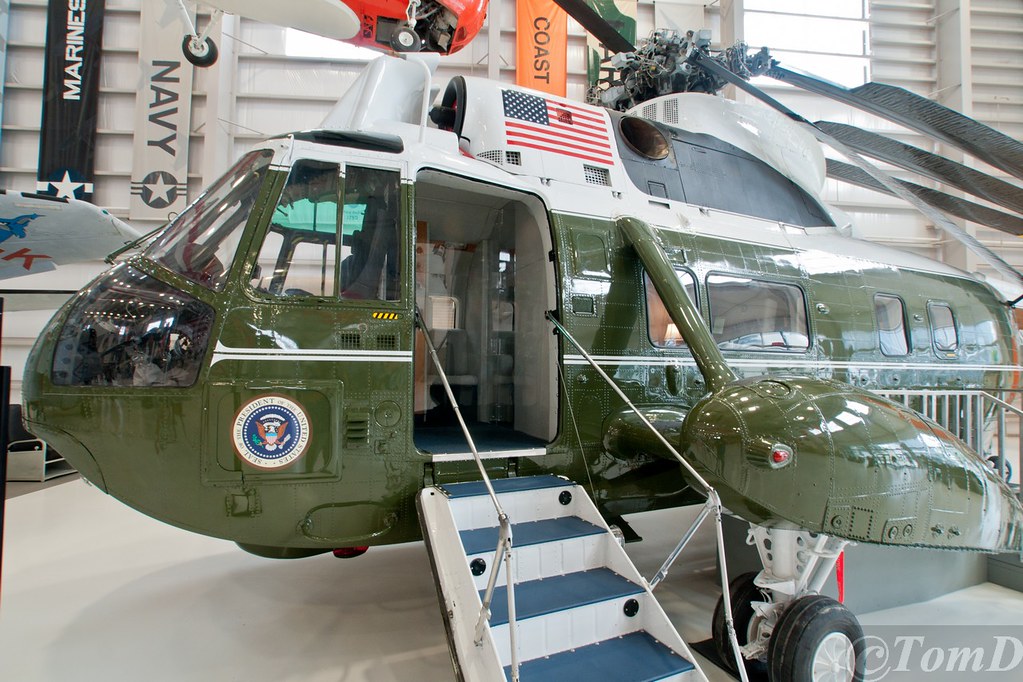 Marine 1 This helicopter served as Marine 1 for presidents… Flickr