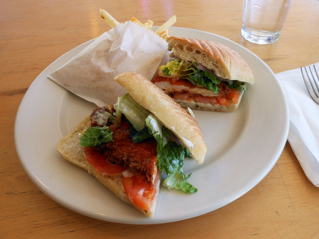 Cajun Chicken Sandwich From Urban Eats in Burbank. A good … Flickr