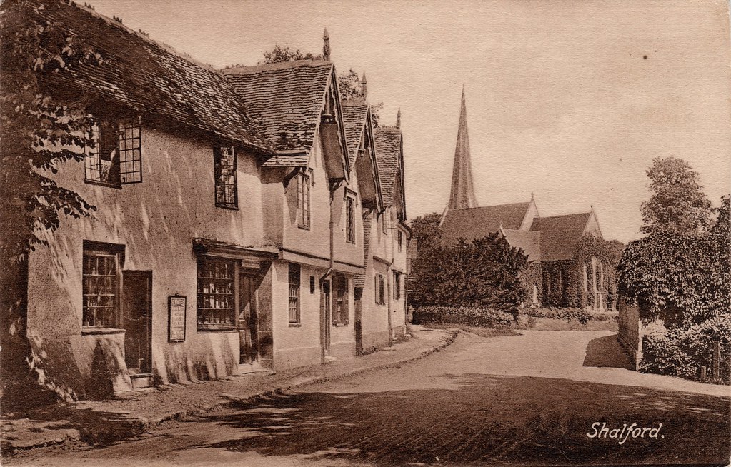 Vintage postcard of Shalford, Surrey by Francis Frith. Abt… Flickr