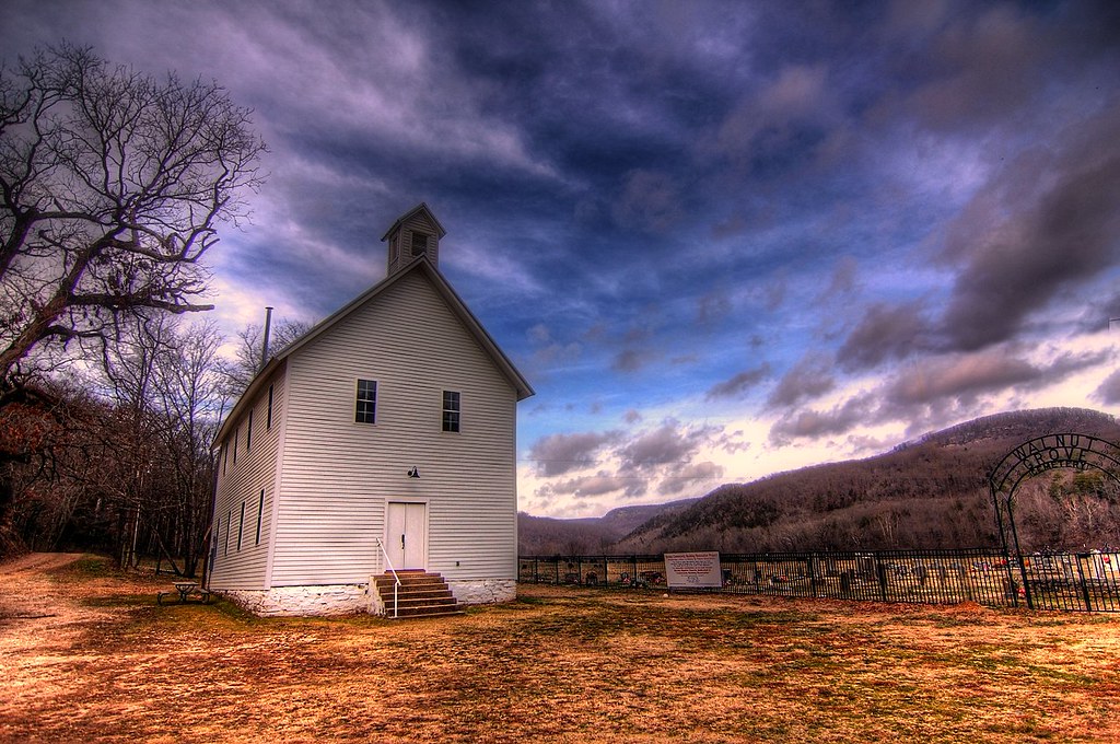 Boxley Valley Baptist church In the Boxley Valley near the… Flickr