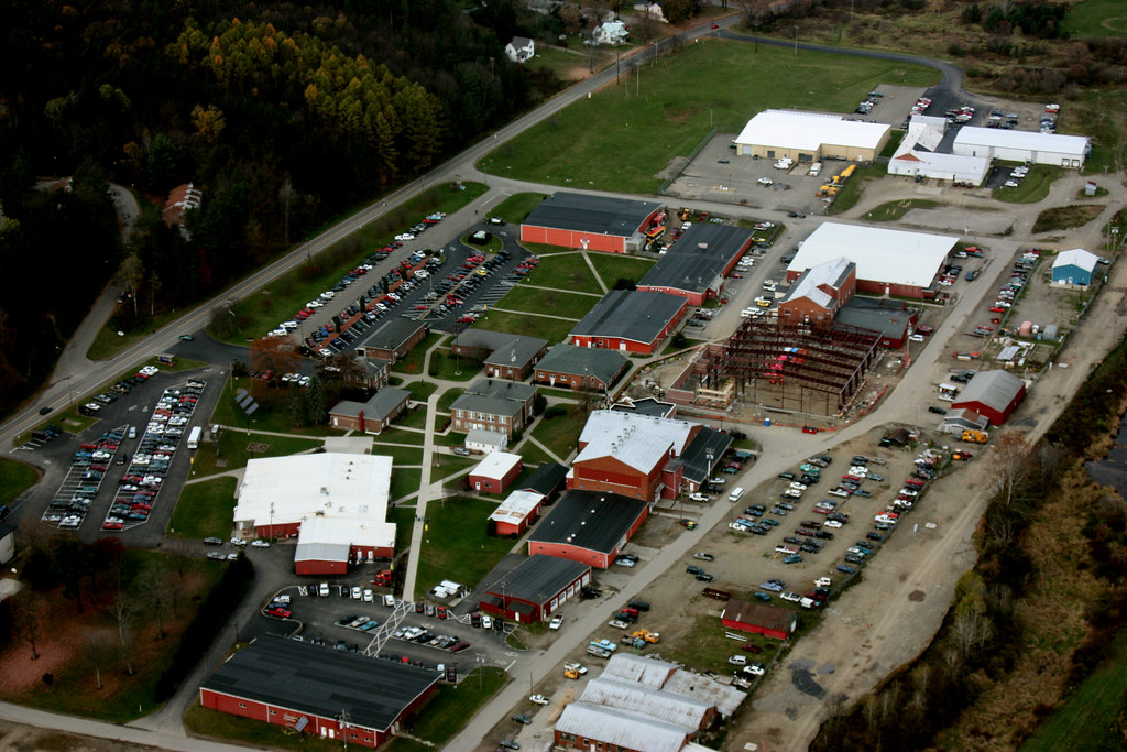 Wellsville campus aerial view taken Oct. 2008 Alfred State College