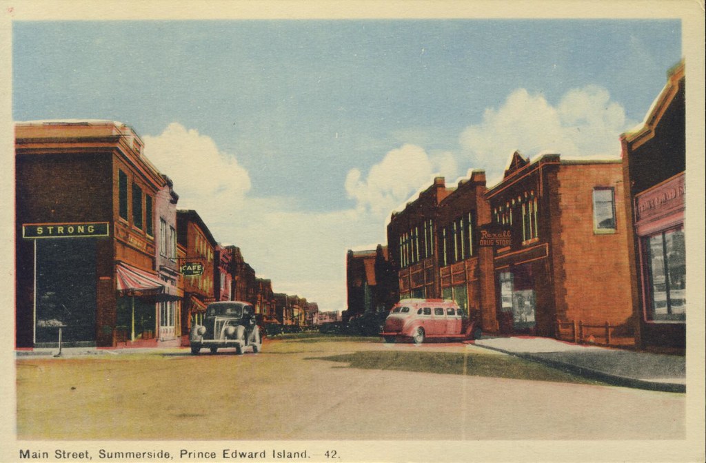 Summerside, Main Street Summerside, PEI Post Card Flickr