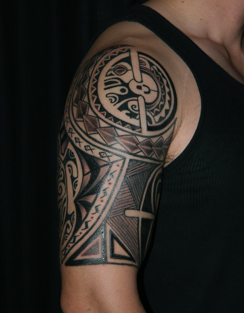polynesian tattoo Tattoo & Co. Miami, By Javier Acero Tattoo & CO