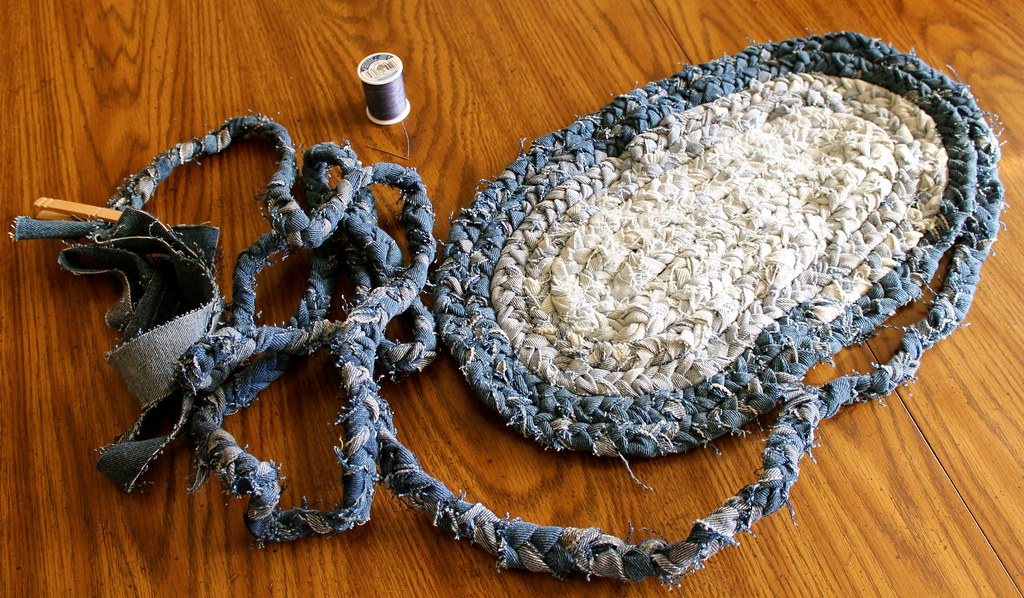 2012 1 Braided Denim Rag Rug Viki Anderson Flickr