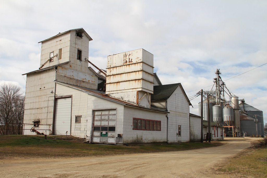 German Valley IL, Grain Elevator, German Valley Illinois, Stephenson