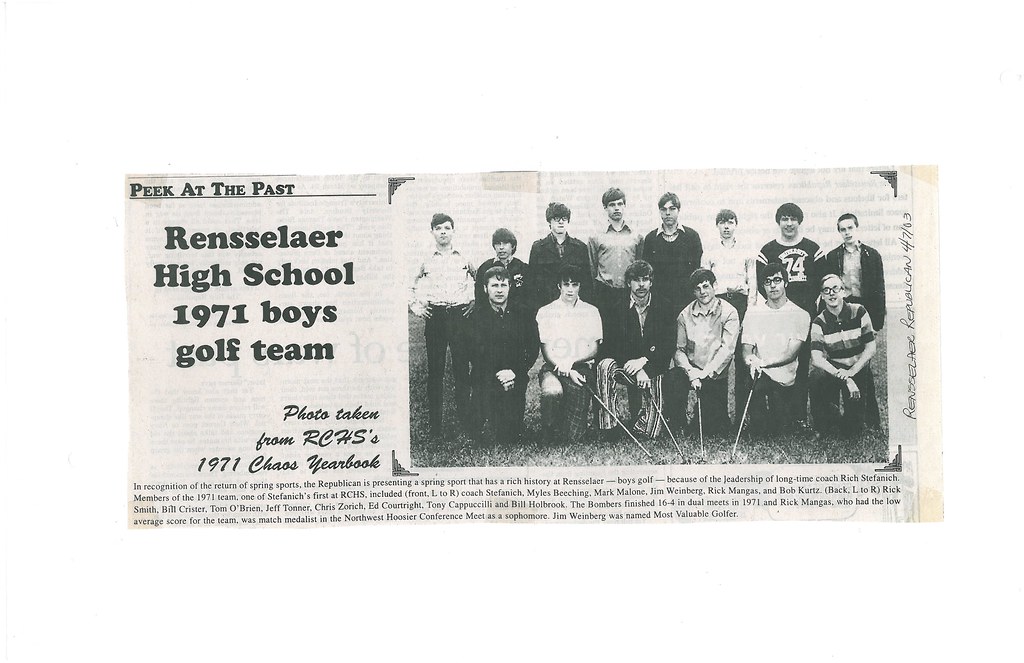 B076_Rensselaer_High_School_Boys_Golf_Team In recognition … Flickr