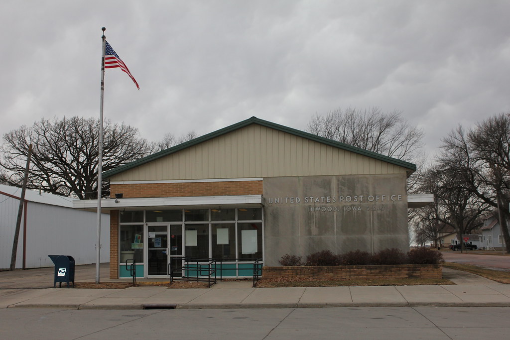 Post Office Inwood, IA Tom McLaughlin Flickr