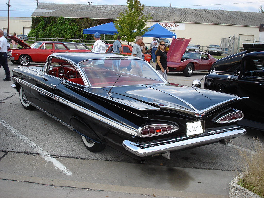 1959 Chevrolet Impala Downtown East Moline car cruise, Eas… Flickr