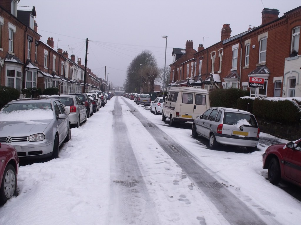Snow on Drayton Road, Kings Heath Snow on the side roads o… Flickr
