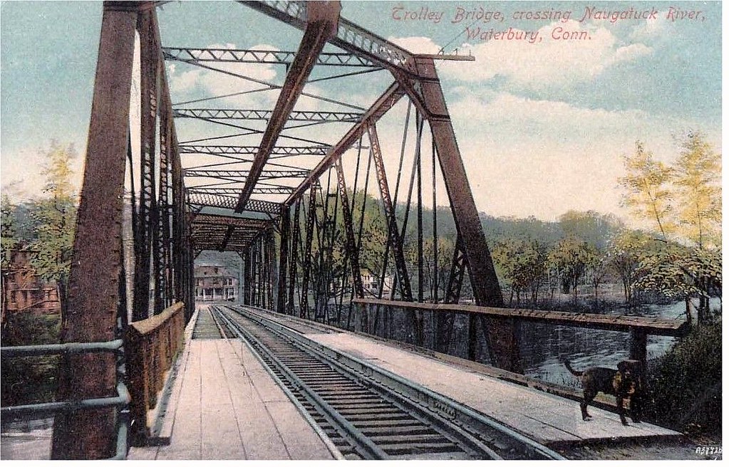 Waterbury, CT Trolley Bridge Across the Naugatuck River ab… Flickr