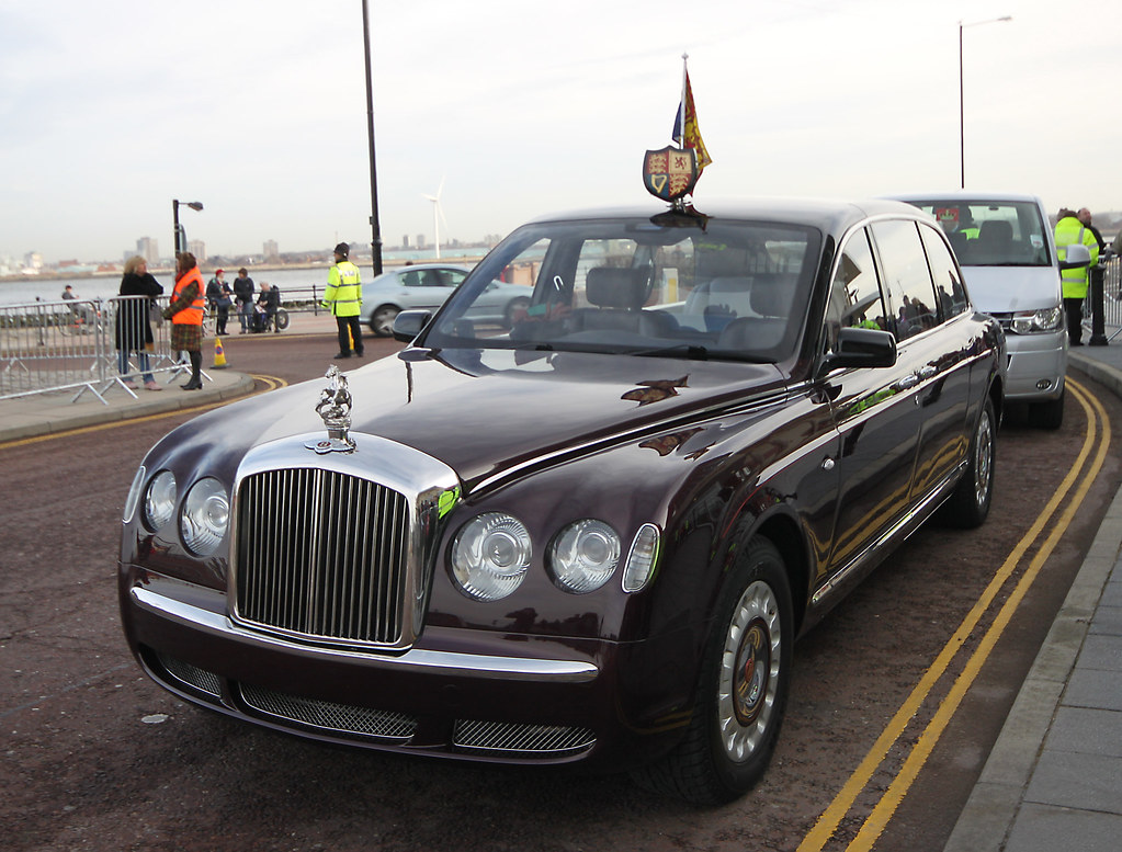 The Queen's Bentley In New Brighton Quick snap of the Quee… Flickr