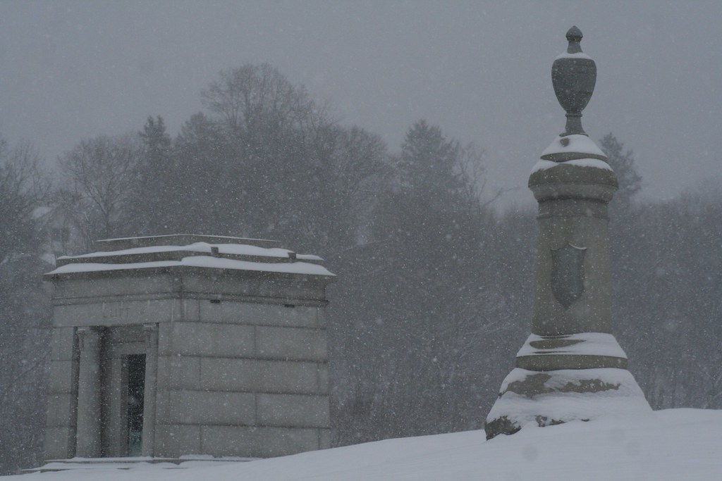 Winter Scene Kensico Cemetery and Sharon Gardens, Valhalla… Flickr