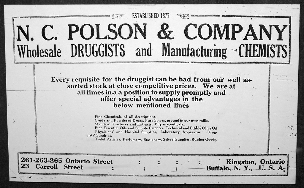 N.C. Polson & Company Museum of Health Care; Kingston, Ont… Flickr