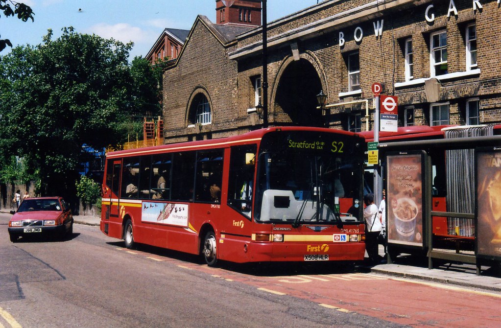 Bow Bus Garage Centenary open day X508 HLR on route S2 a photo on