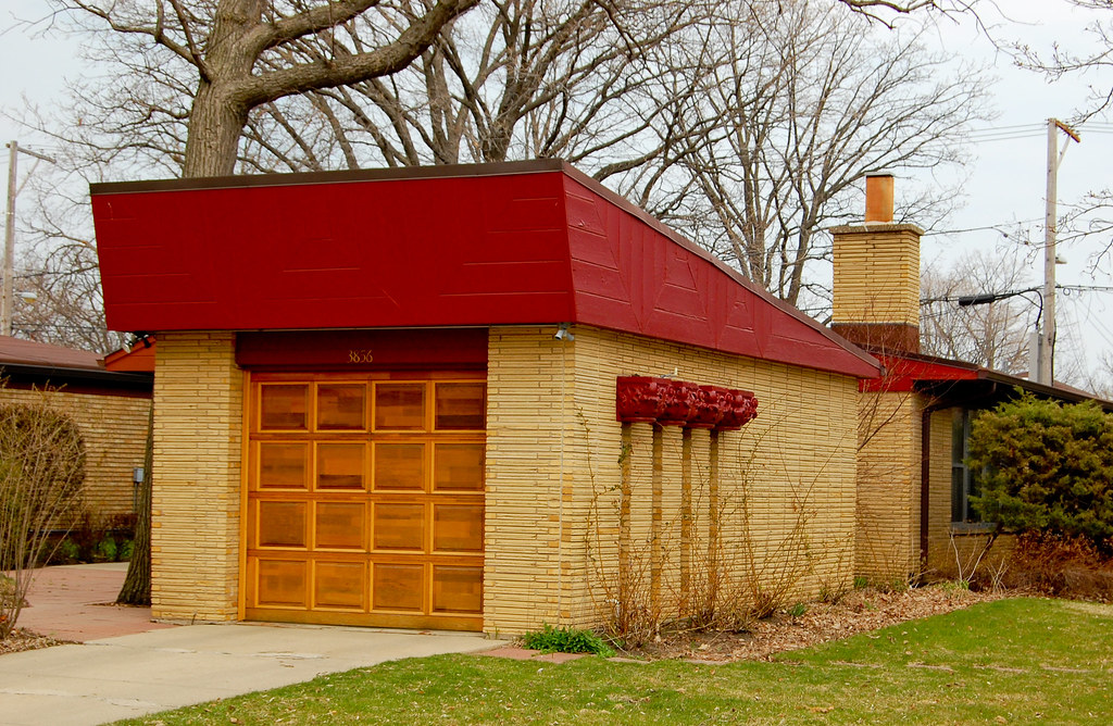 awesome garage 3856 W. Granville (1955) Eric Allix Rogers Flickr