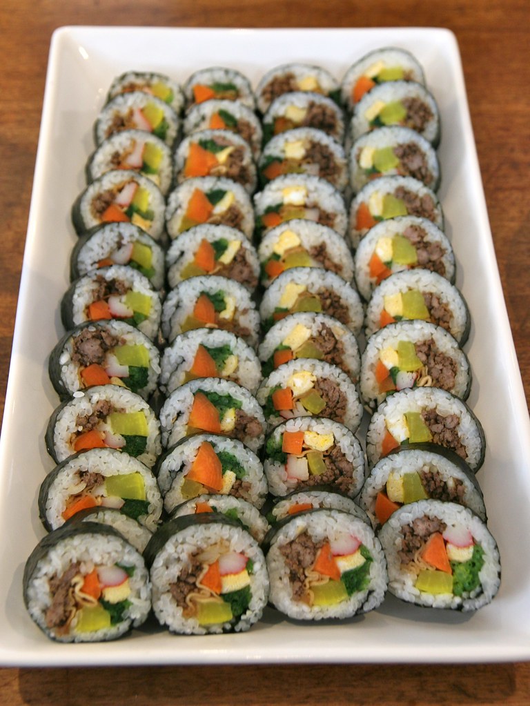 김밥 Kimbap Kimbap not just made with Maangchi's rec… Flickr