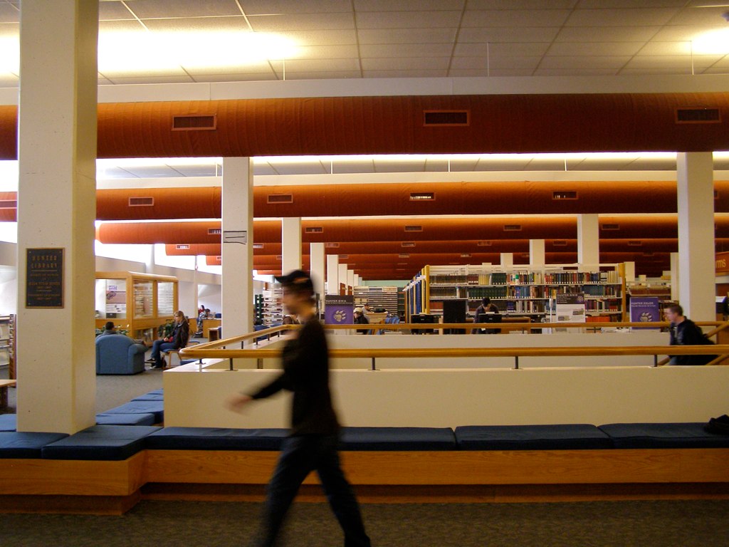 Main Floor Hunter Library, Western Carolina University Flickr