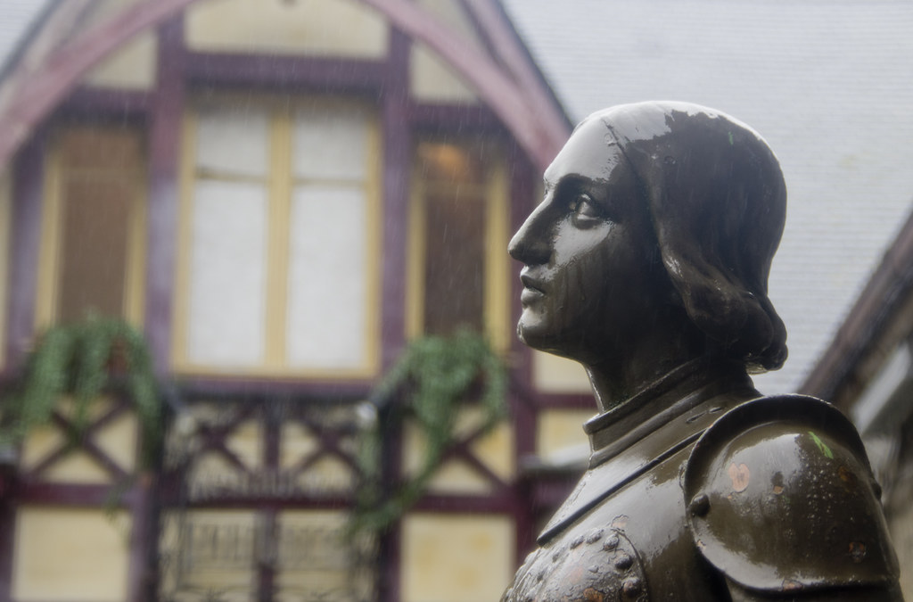 [Mont st Michel] Jeanne d'Arc Statue de Jeanne d'Arc à la … Flickr
