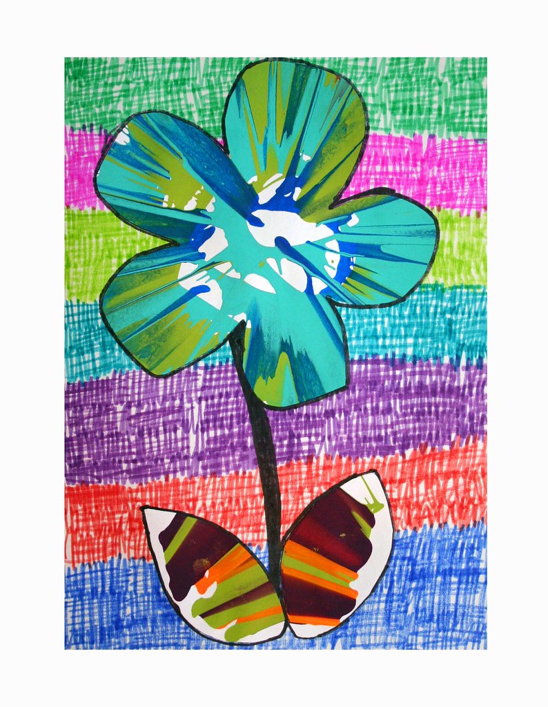 SPIN ART FLOWERS DAELYN GR.5 Flickr