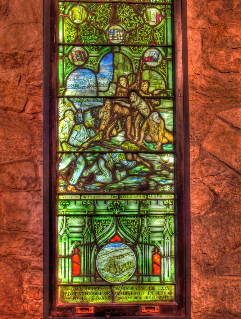 Alamo Stained Glass.tiff San Antonio Licensed under a [CC]… Flickr
