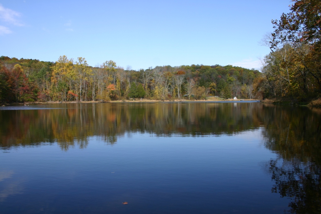 Scout Camp Lake The Scout lake free from water chesnut wee