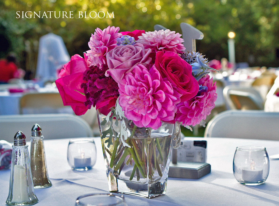Wedding Flowers Fremont, Pink Centerpieces If you are look… Flickr
