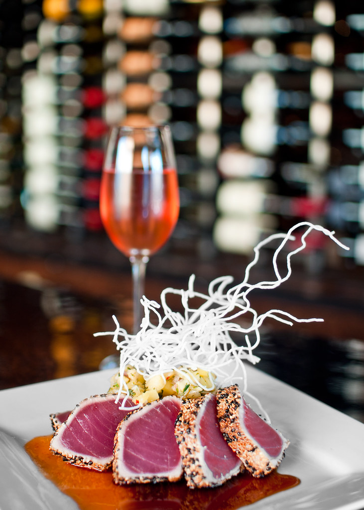 yellowfin ahi Back Wine Bar & Bistro Folsom, California Re… Flickr