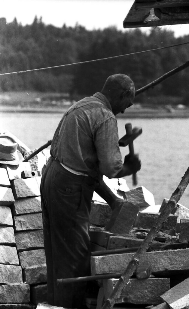 44 Vinalhaven, Maine 1936 Pink Granite Quarry Richard Flickr