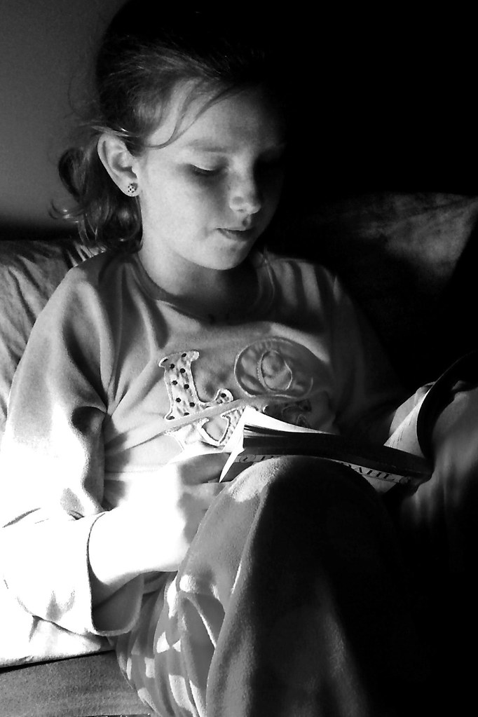 Paige Reading 330/365 26 November 2011 John Flinchbaugh Flickr