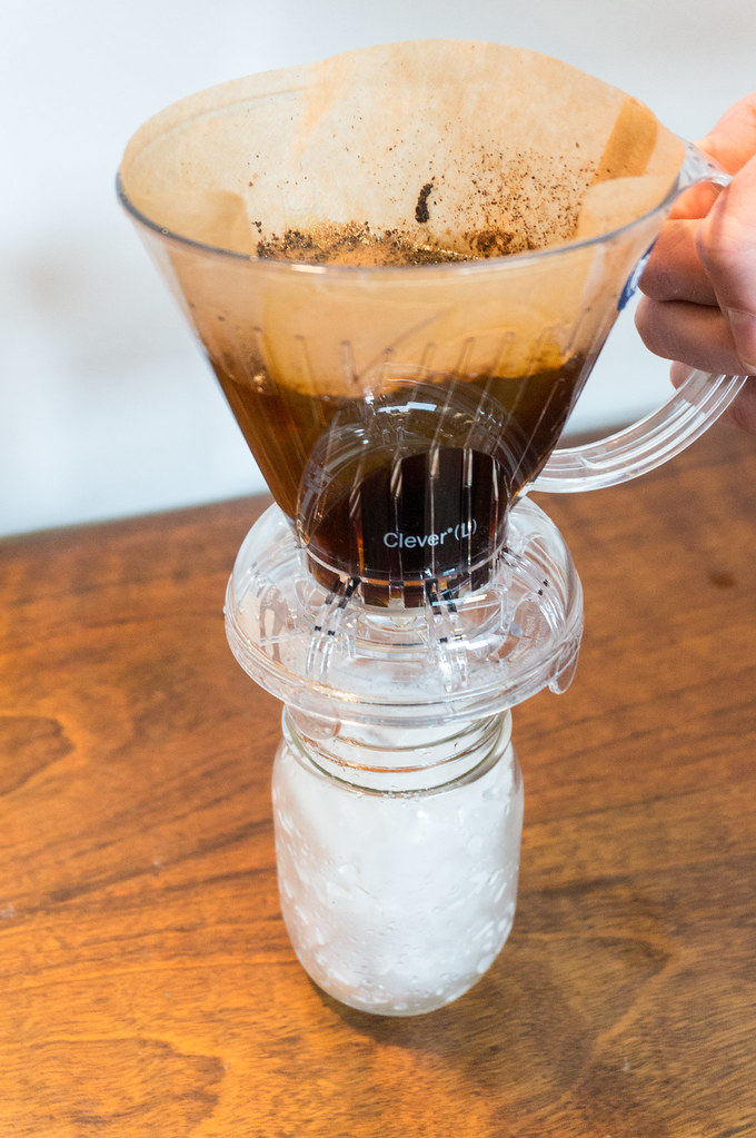 Clever Dripper over Ice Clever Dripper Iced Coffee Flickr