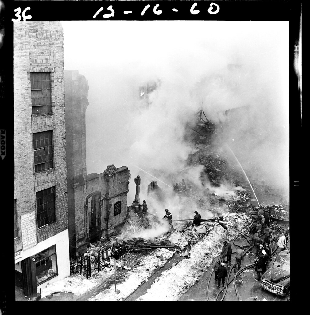 Plane crash in Brooklyn, Dec. 16, 1960 FDNY firefighters