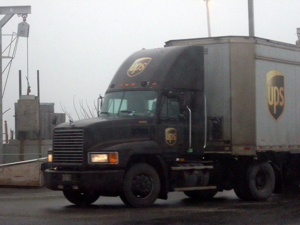 UPS Truck At The Plattsburgh, NY Ferry Landing. Mark Flickr