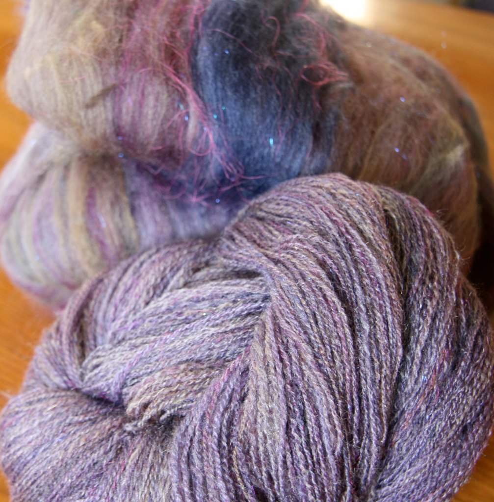 Enchanted Knoll Farm Batts 2 ply lace handspun traceyalice Flickr