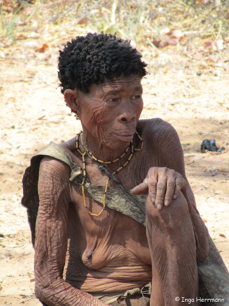 San people Bushmen, Kalahari, Otjozondjupa, Namibia