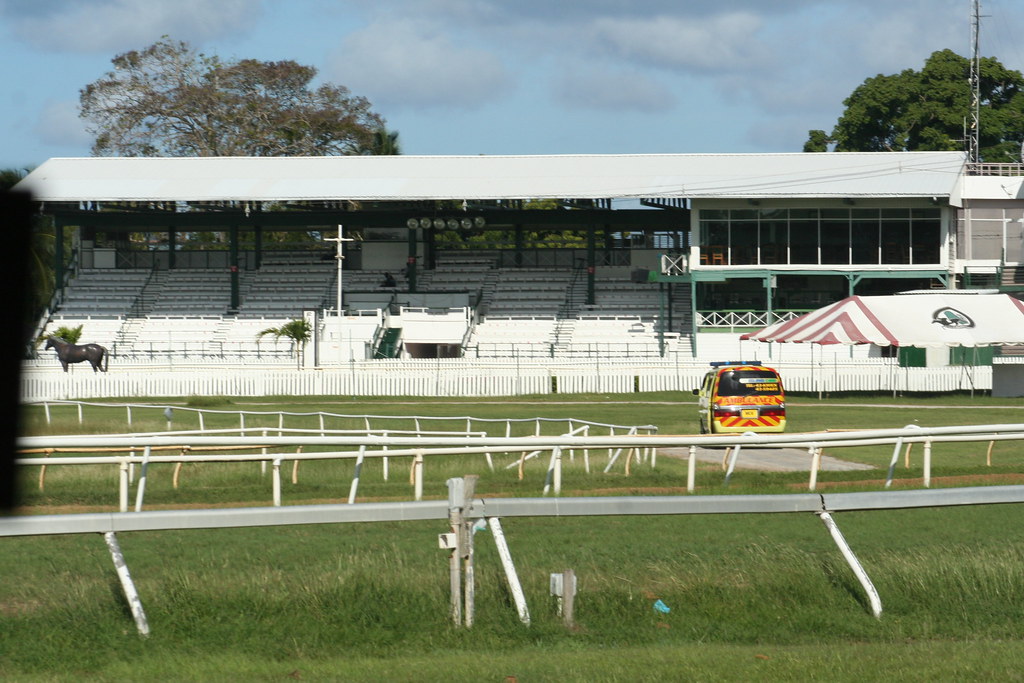 Stands at Garrison Savannah Barbados race course at Garris… Flickr
