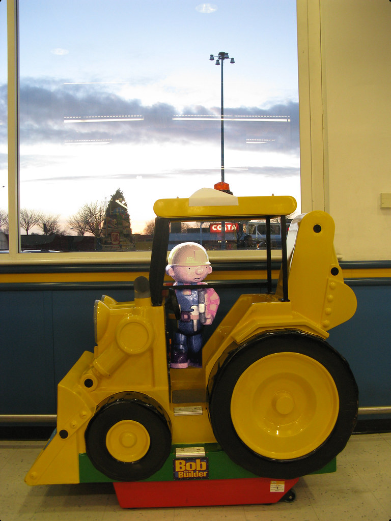 Bob Bob is a builder, and he gives rides at Toys R Us to… Flickr