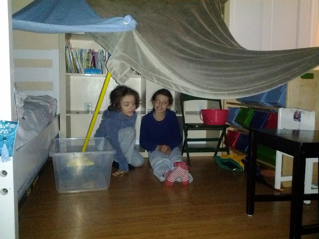 My kids' blanket forts are so large, they'll soon… Flickr