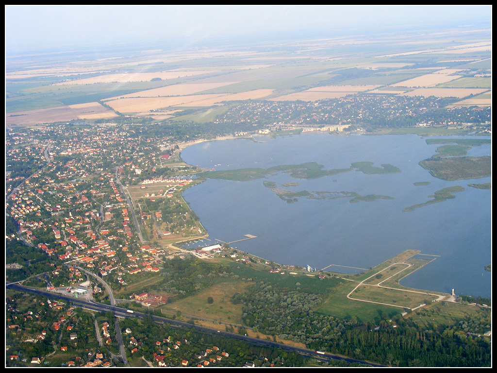 Lake Velence aerial view, Hungary a photo on Flickriver