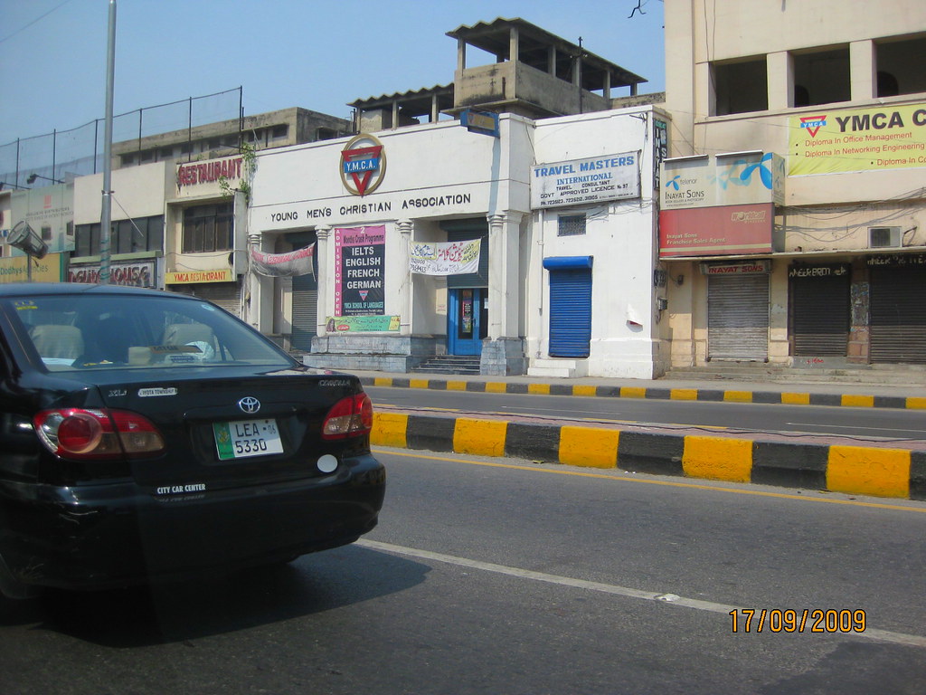 YMCA with extra cots up on the roof Lahore city, Pakistan Flickr