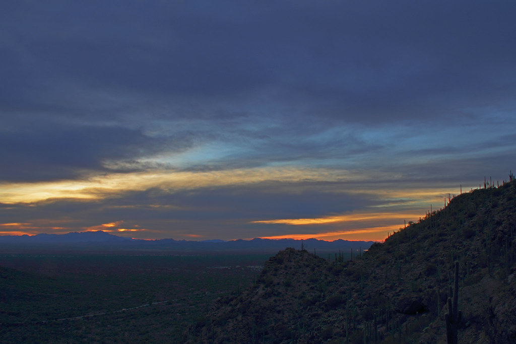 Gates Pass Sunset HDR photo of Gates Pass, Tucson, AZ. Dec… Flickr