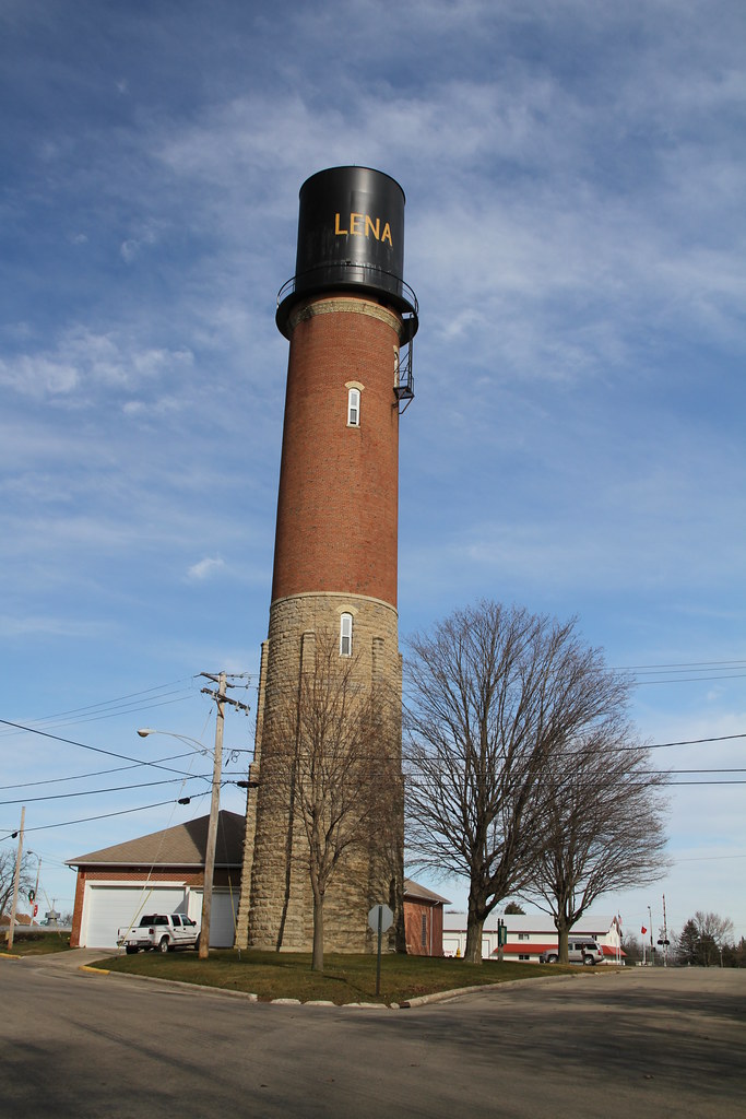 Lena IL, Water Tower, Lena Illinois, Stephenson County IL Flickr