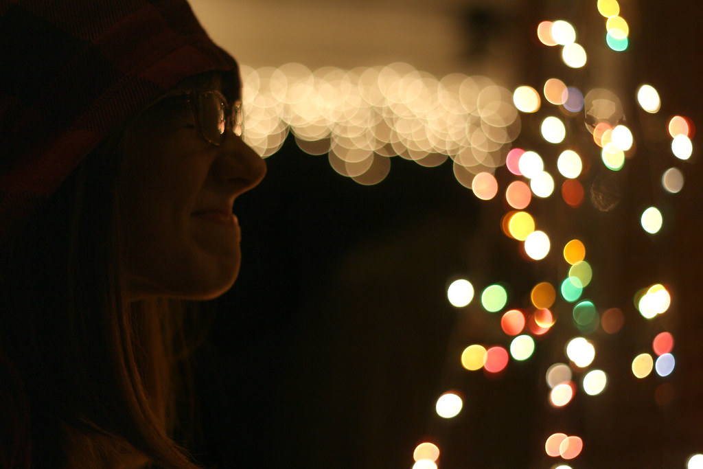 300/365 those Christmas lights...keep shining on! Flickr
