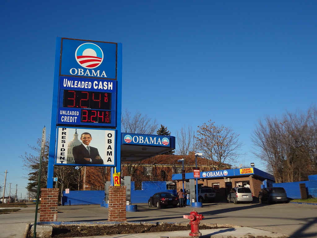 Another OBAMA Gas Station in Detroit business is booming d… Flickr