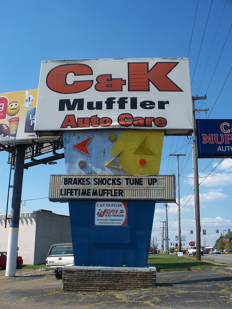 OH Zanesville C & K Muffler Sign for C & K Muffler in Za… Flickr