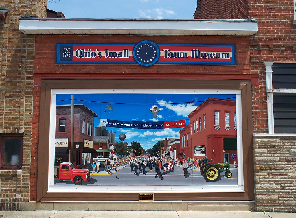 OH Ashville Mural Mural in downtown Ashville, Ohio depic… Flickr