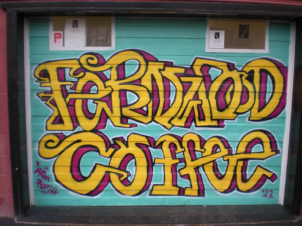 Fernwood Coffee Victoria Graffiti VBC17 Flickr