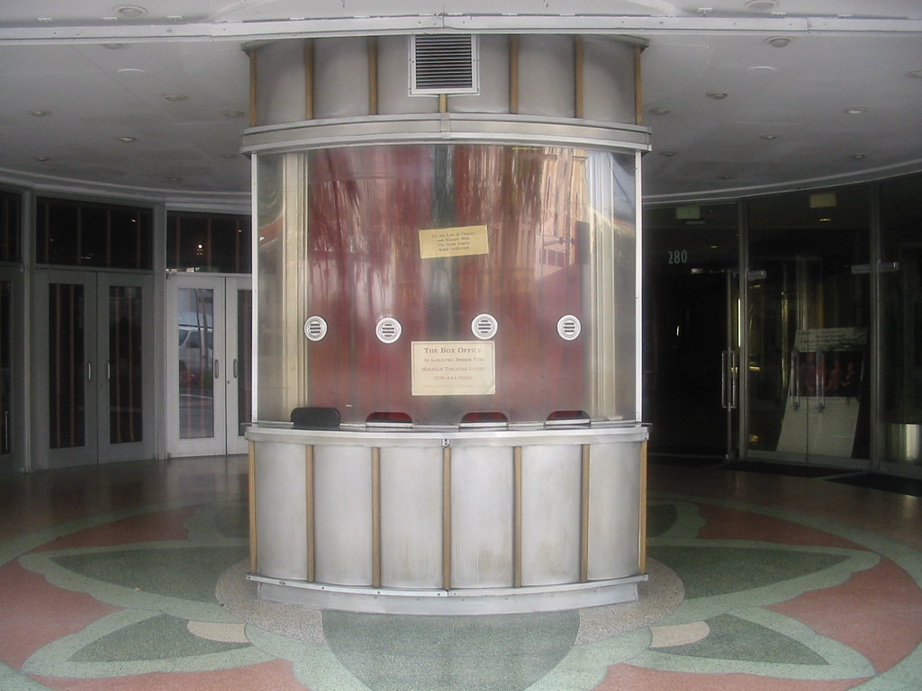 Art Deco Ticket Booth Miracle Theater Vintage 2.1 megapixe… Flickr
