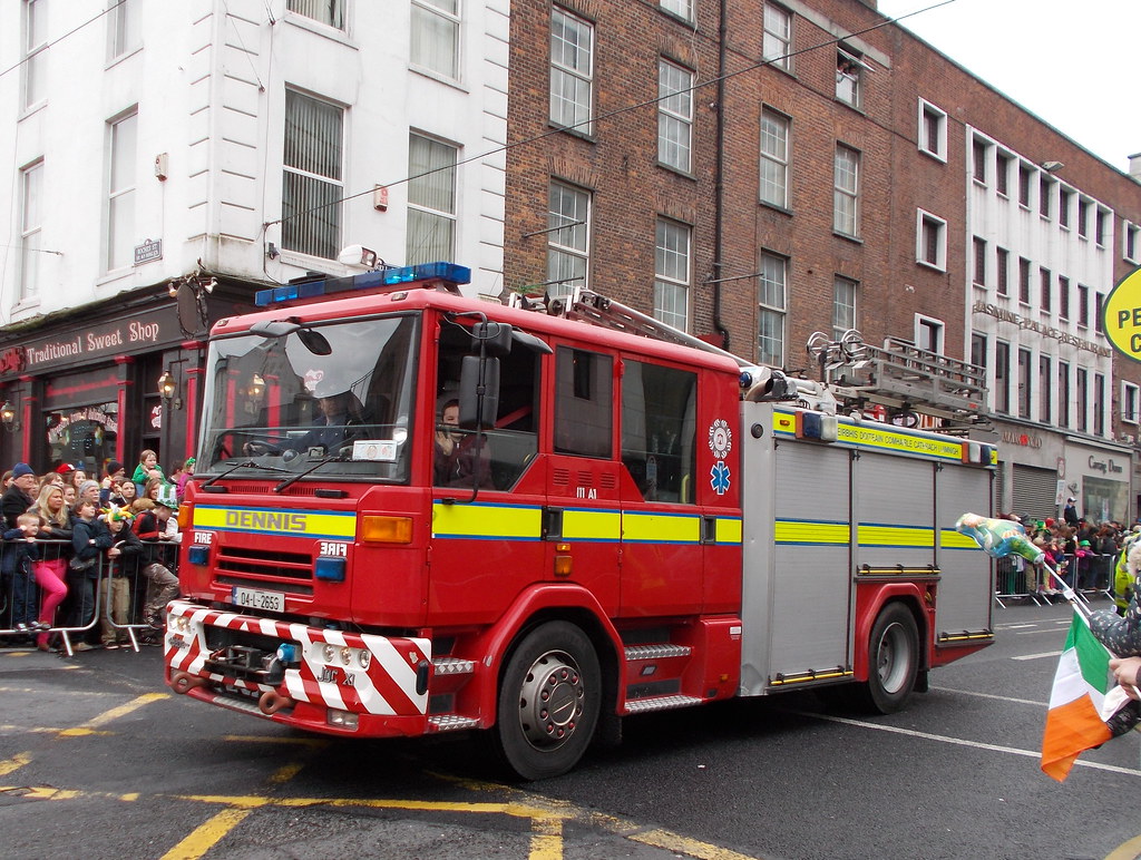 Saint Patrick's Day Parade Limerick 2014, Limerick Fire Brigade Fire